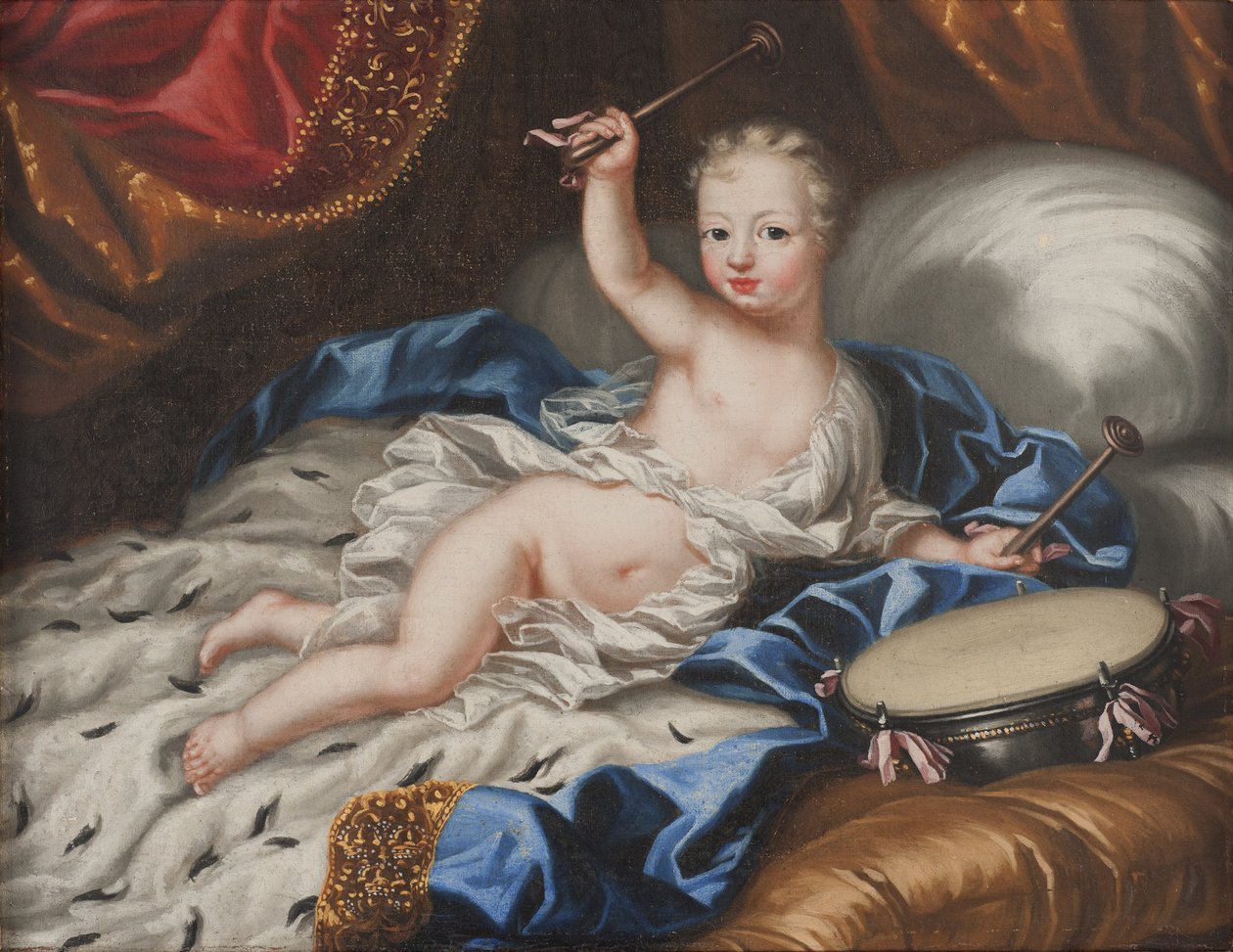 Le roi Charles XII (Carl de Suede), lapsi - Muotokuva Ruotsin kuninkaan Kaarle XII:sta (1682-1718) lapsena, Ehrenstrahl, Anna Maria (1666-1729). Öljy kankaalle tekijältä Anna Maria Ehrenstrahl