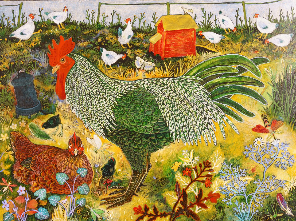 A Doodle Do, 2017 (akryyli) tekijältä Anna Pugh