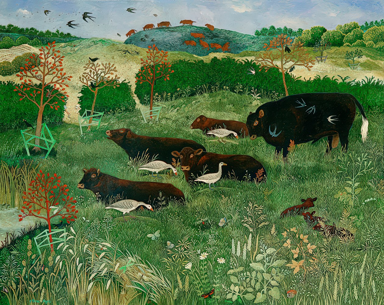 Bugs do Pilates, 2011 (akryyli) tekijältä Anna Pugh