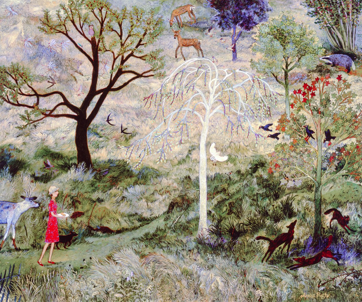 Voin kotiin kantaminen, 2008 (akryyli) tekijältä Anna Pugh