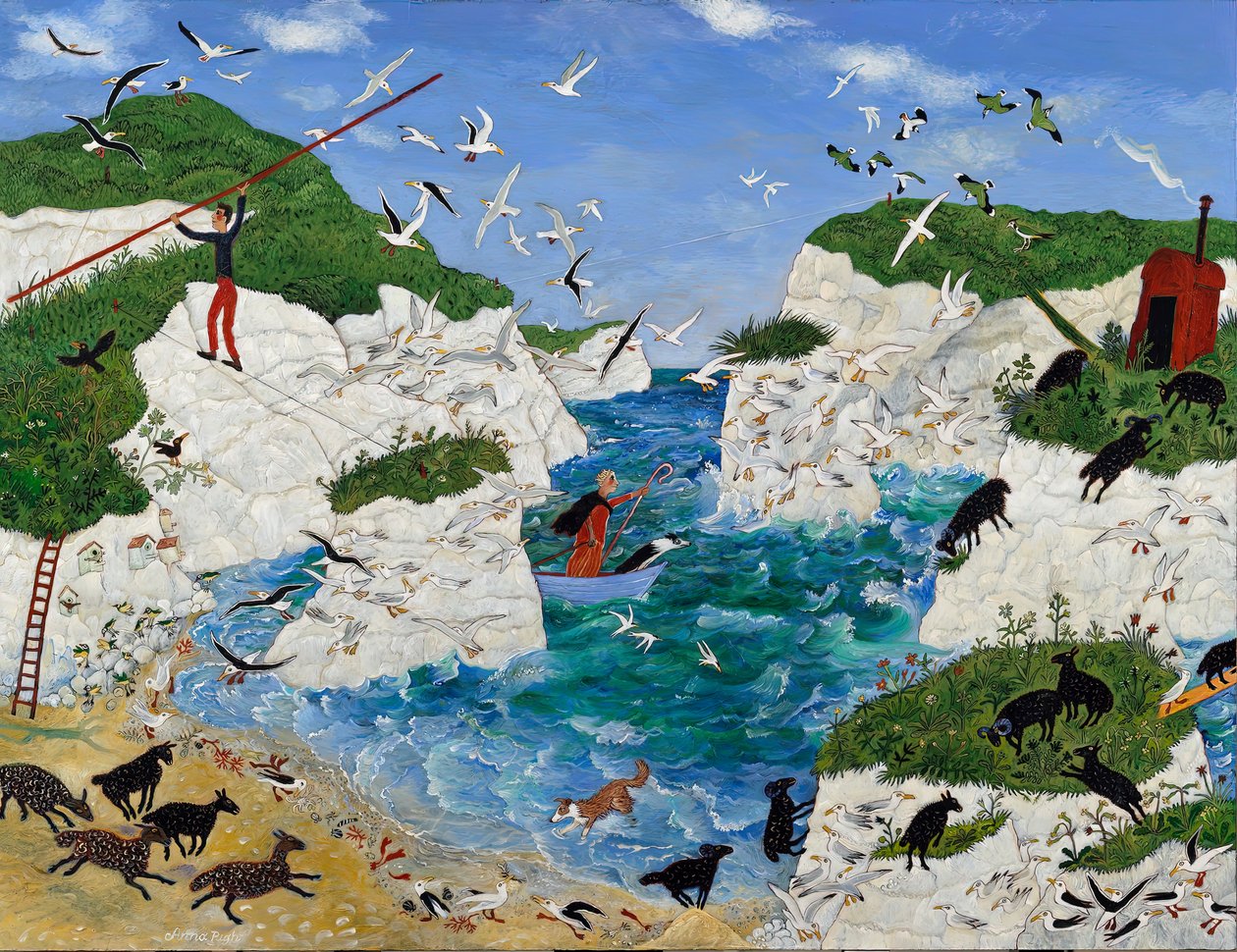 Davidin vapaapäivä, 2013 (akryyli) tekijältä Anna Pugh