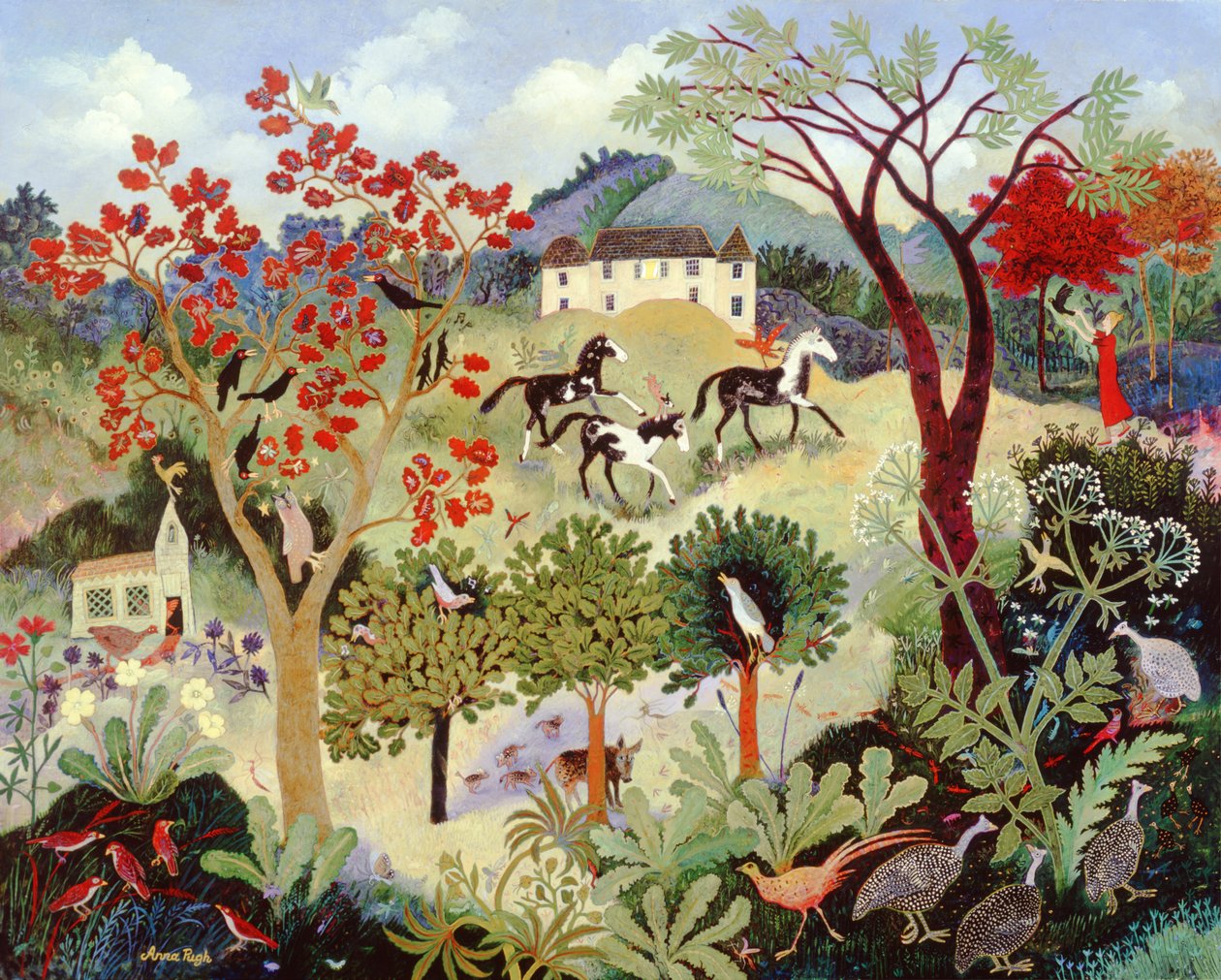 Helppo nähdä, 2006 (akryyli) tekijältä Anna Pugh