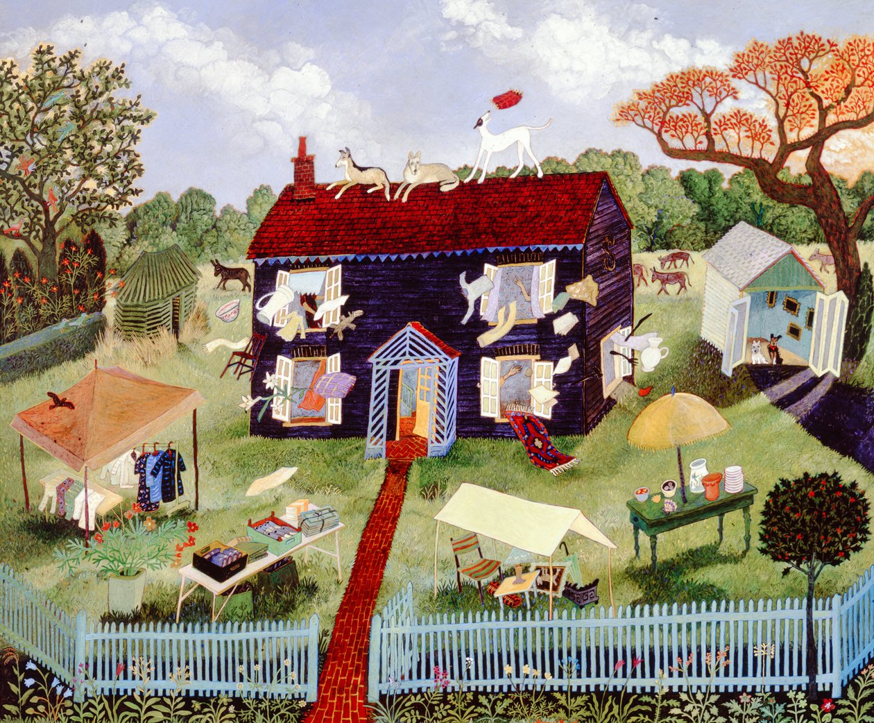 Kaiken on mentävä, 2006 (akryyli) tekijältä Anna Pugh