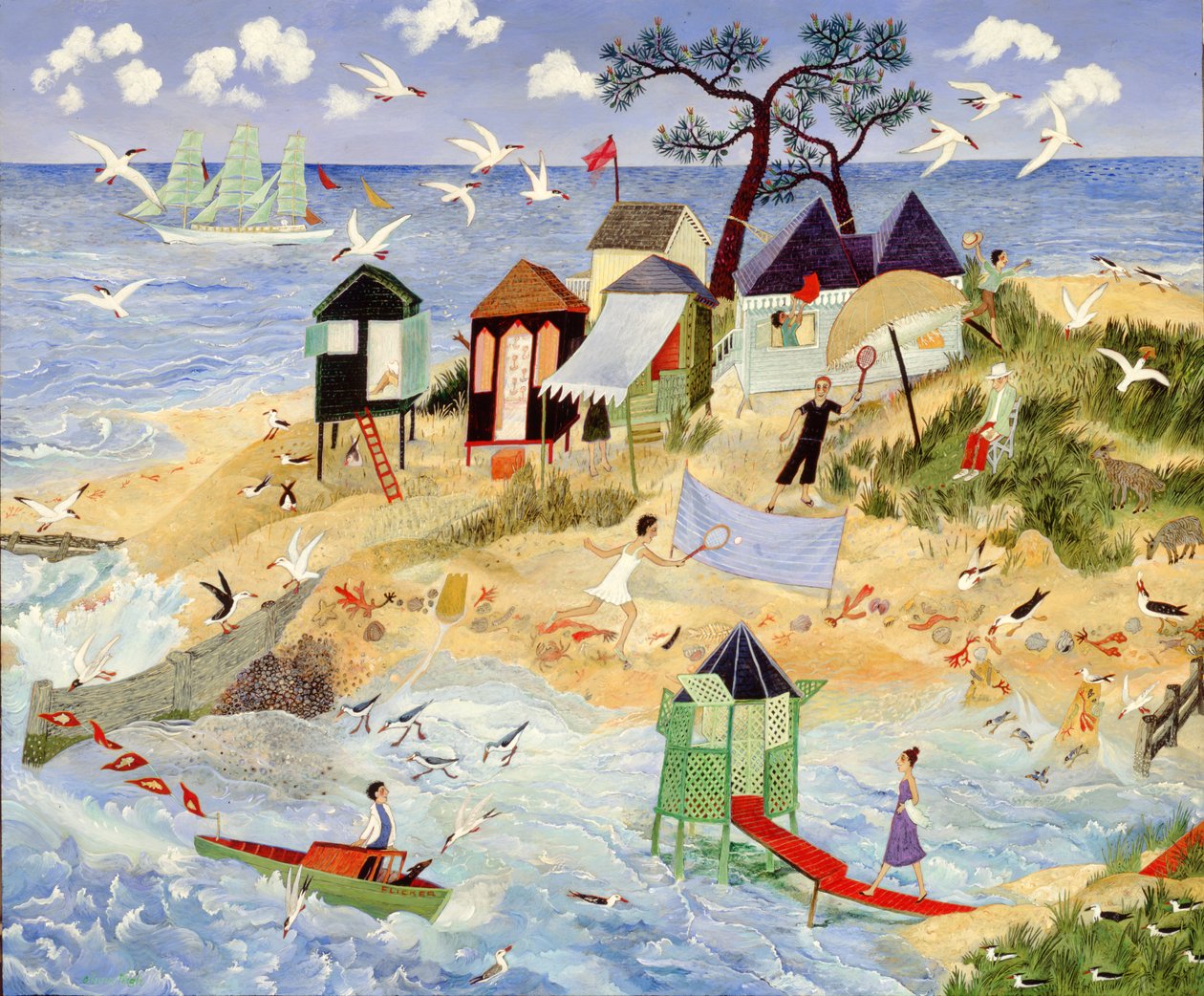 Rakkaus, 2009 (akryyli) tekijältä Anna Pugh