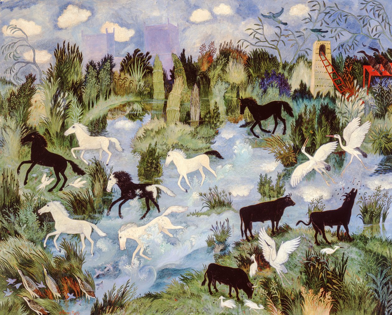 Marsh, 2003 (akryyli) tekijältä Anna Pugh