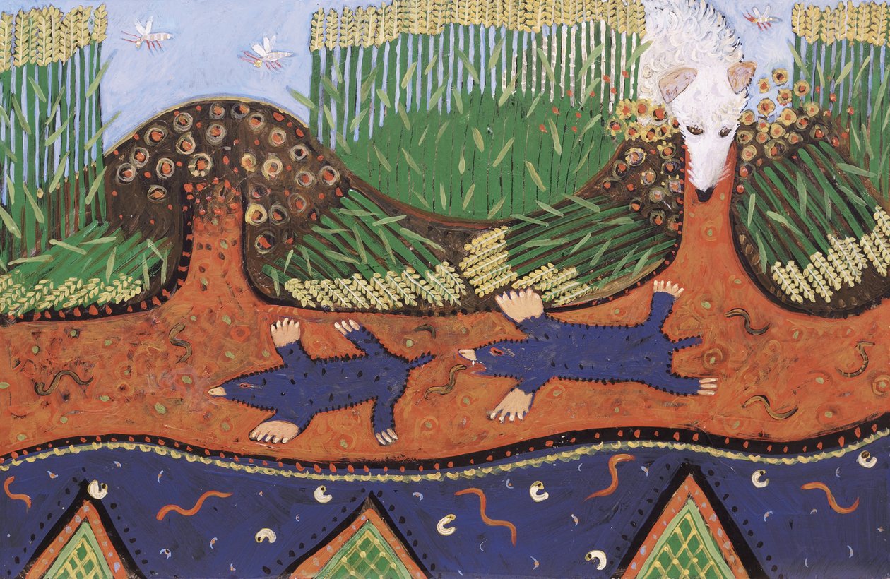 Mole on the Hill 2, 2016 (akryyli) tekijältä Anna Pugh