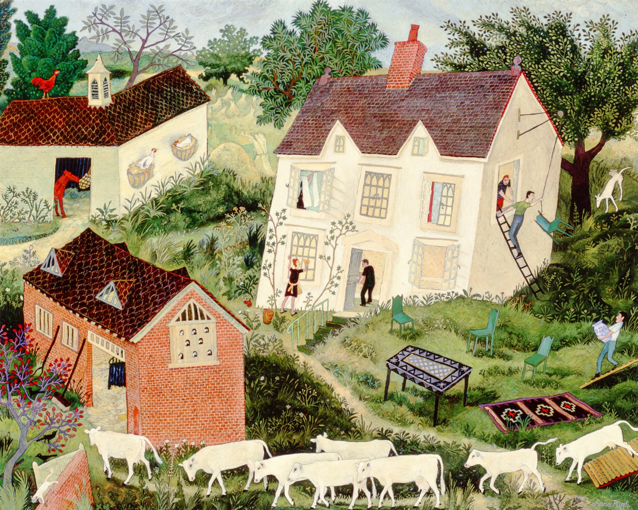 Moving In, 2000 (akryyli) tekijältä Anna Pugh