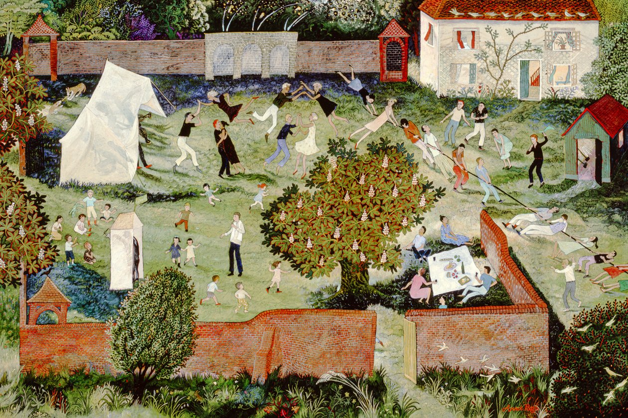 Köydenveto, 2000 (akryyli) tekijältä Anna Pugh