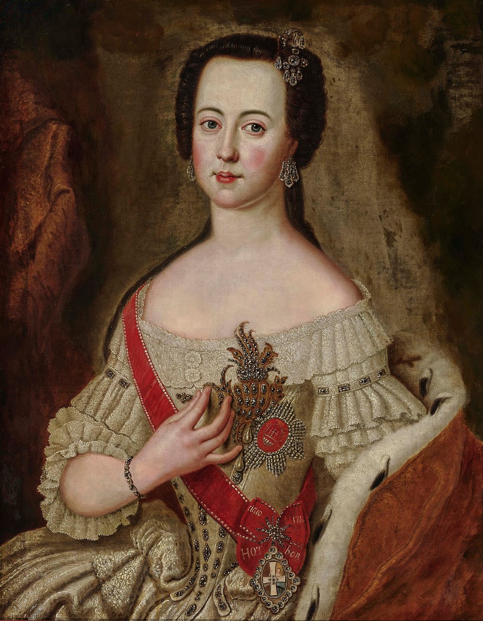 Keisarinna Katariina II:n muotokuva 1729-1796. tekijältä Anna Rosina Lisiewska