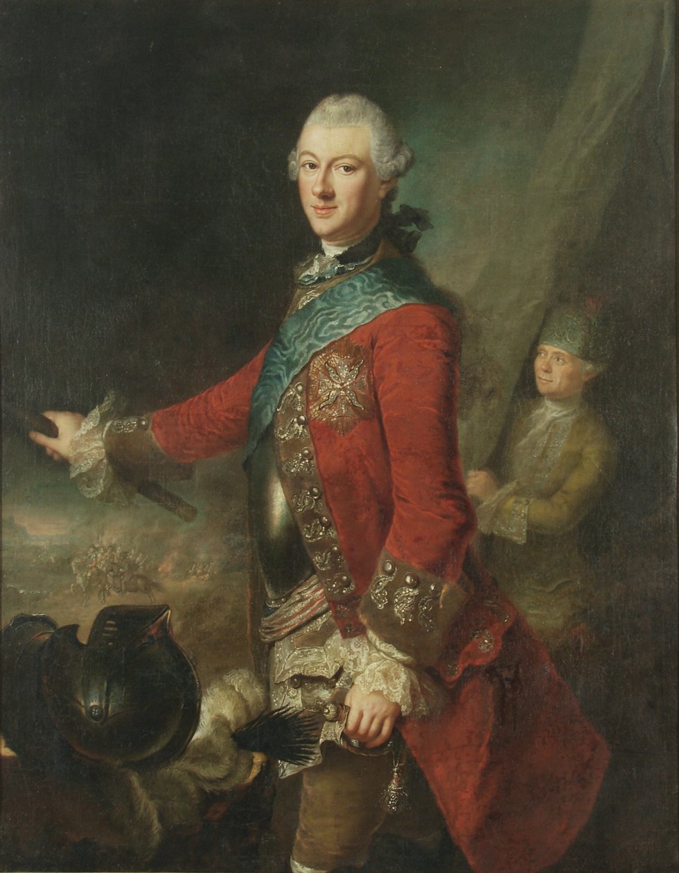 Liettuan suurhetmanin Michal Kazimierz Oginskin muotokuva 1731-1799, n. 1755 tekijältä Anna Rosina Lisiewska