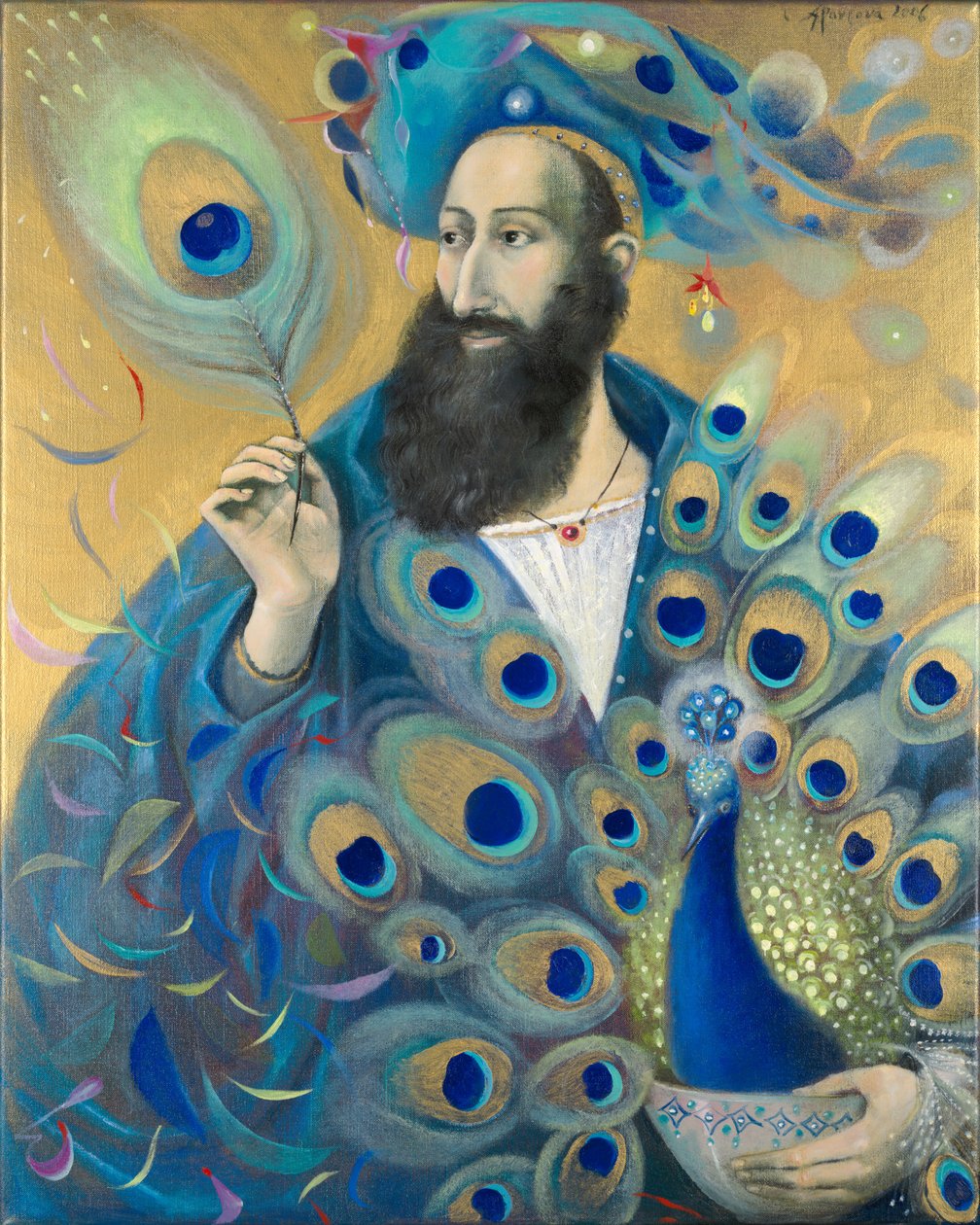 Aquarius, 2006 (öljy belgialaiselle pellavalle) tekijältä Annael Anelia Pavlova