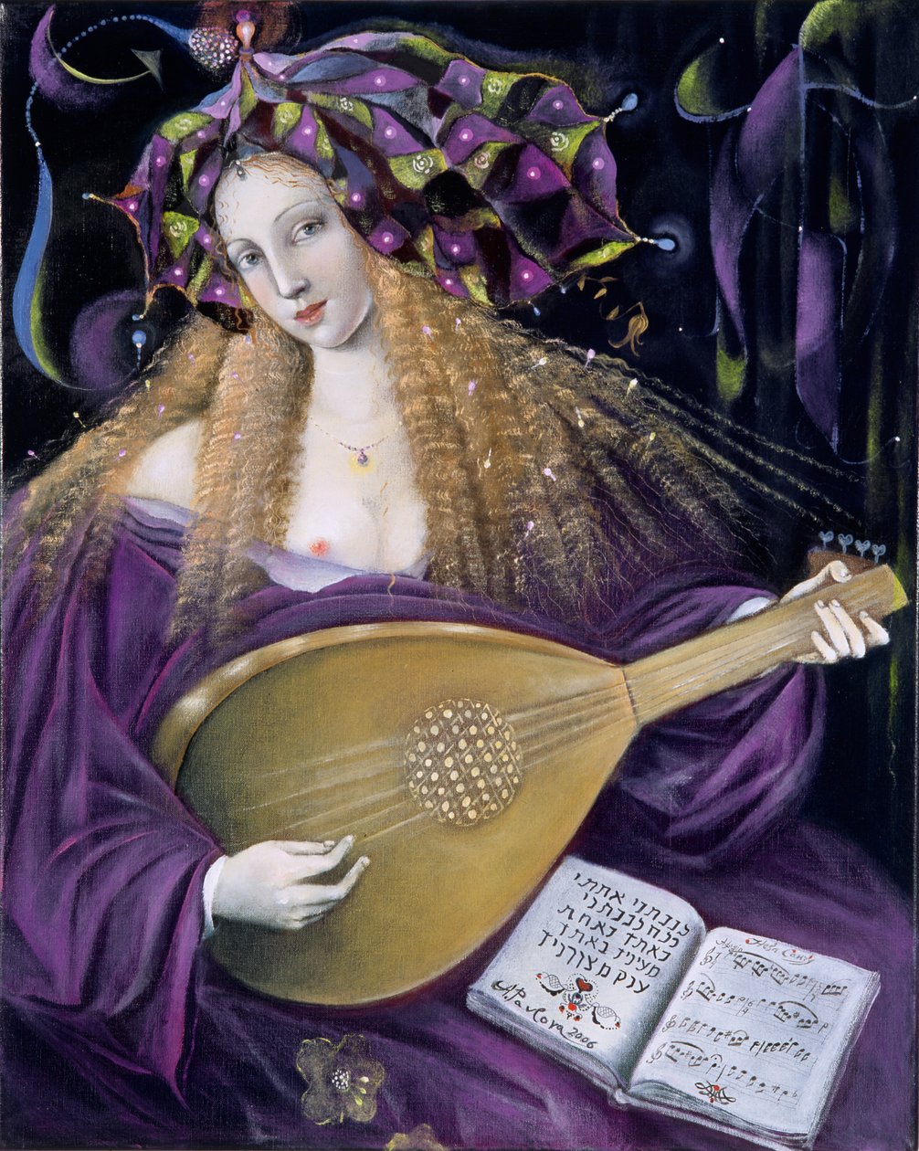 Capricorn, 2006 (öljy belgialaiselle pellavalle) tekijältä Annael Anelia Pavlova
