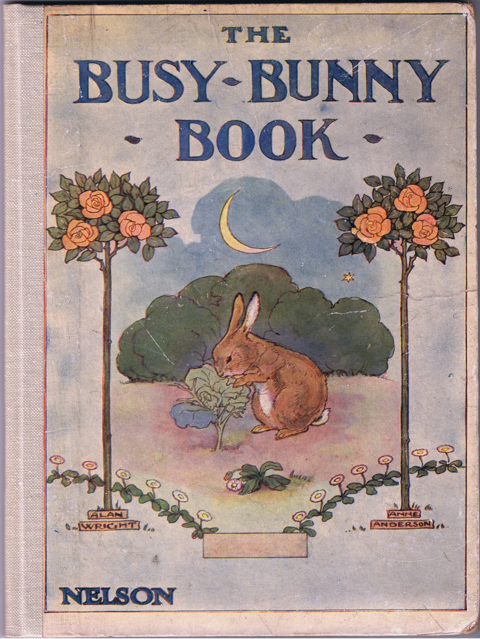 Busy Bunny Book etukansi tekijältä Anne Anderson