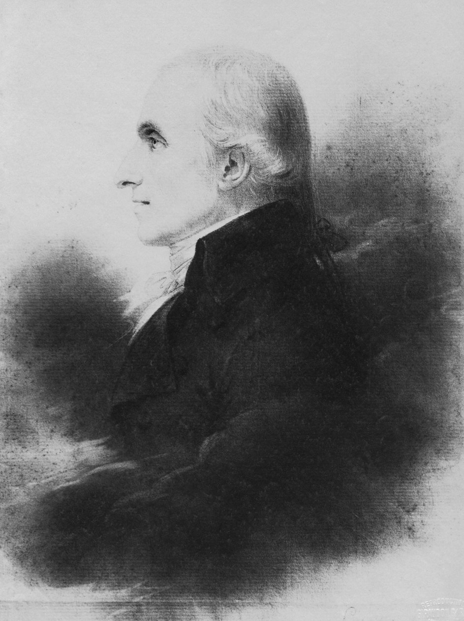 Antonio Canovan muotokuva (musta kynä estompella ja mustalla lyijyllä) tekijältä Anne Louis Girodet de Roucy Trioson