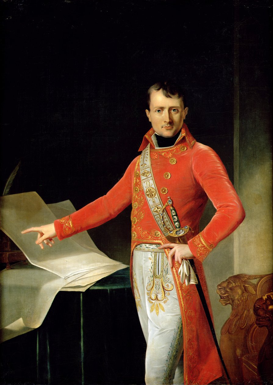 Napoleon I:n (1769-1821) muotokuva tekijältä Anne Louis Girodet de Roucy Trioson