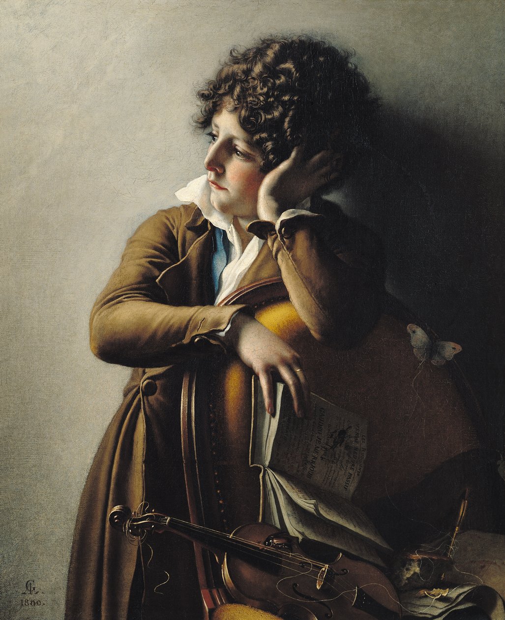 Muotokuva Romainville-Triosonista, 1800 tekijältä Anne Louis Girodet de Roucy Trioson