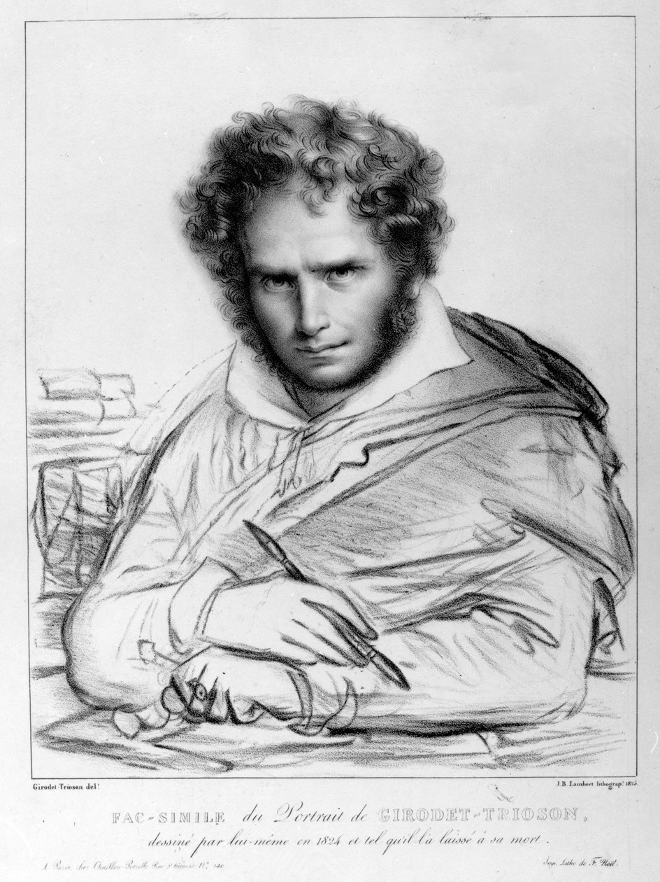 Omakuva, painatus J. B. Lambert tekijältä Anne Louis Girodet de Roucy Trioson