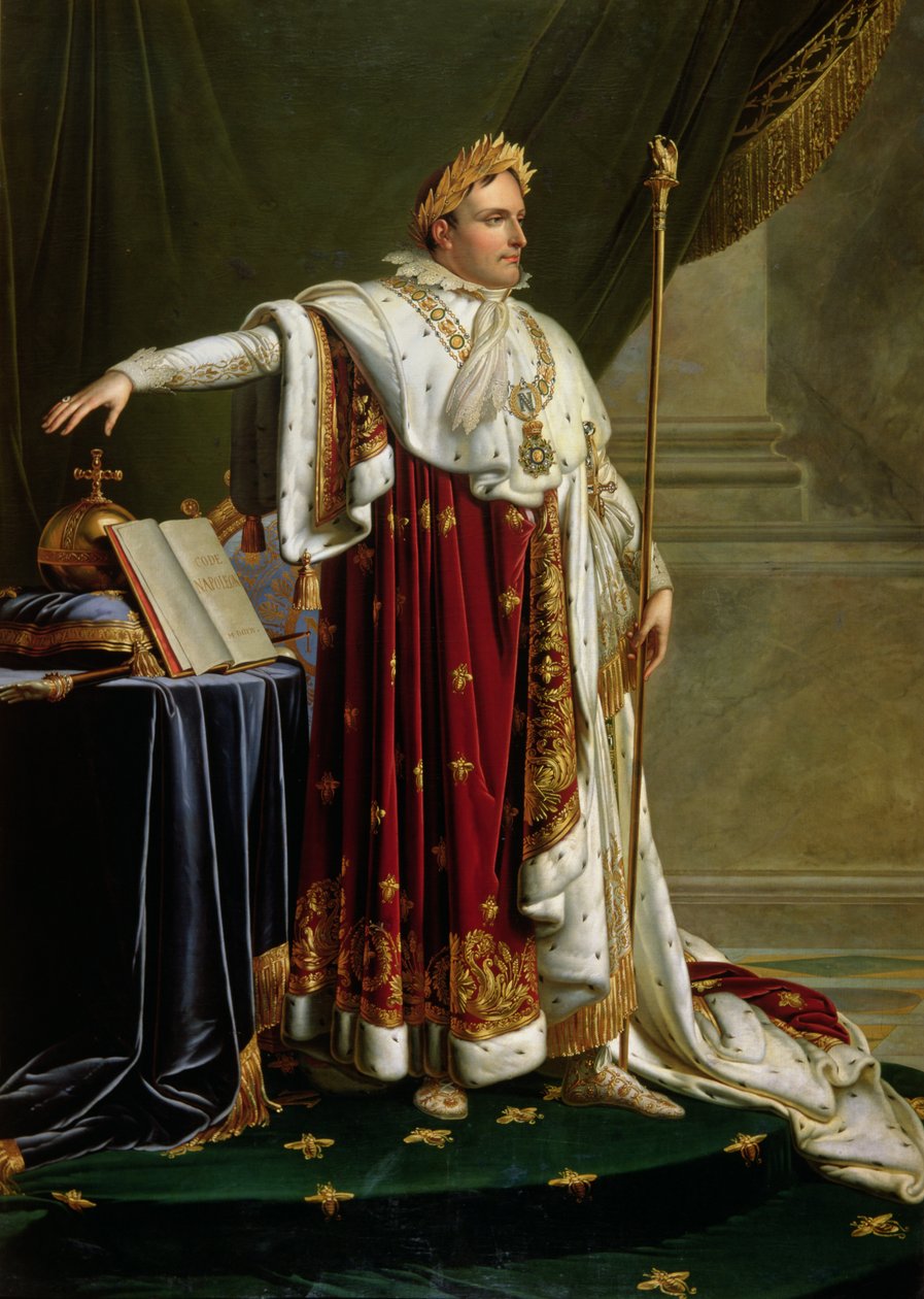 Napoleon Bonaparten (1769-1821) muotokuva tekijältä Anne Louis Girodet de Roucy Trioson