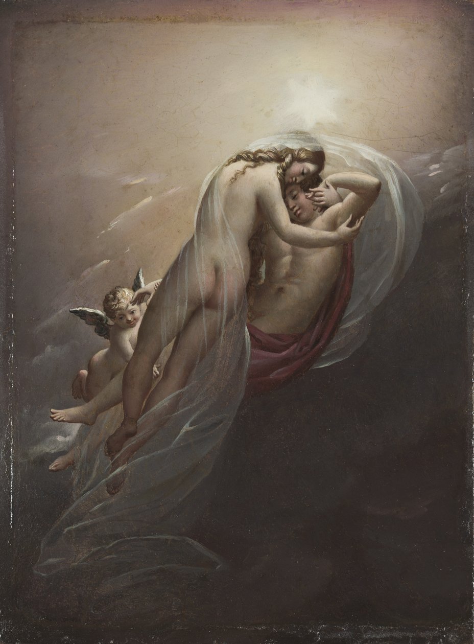 Aurora ja Cephalus tekijältä Anne-Louis Girodet de Roucy-Trioson