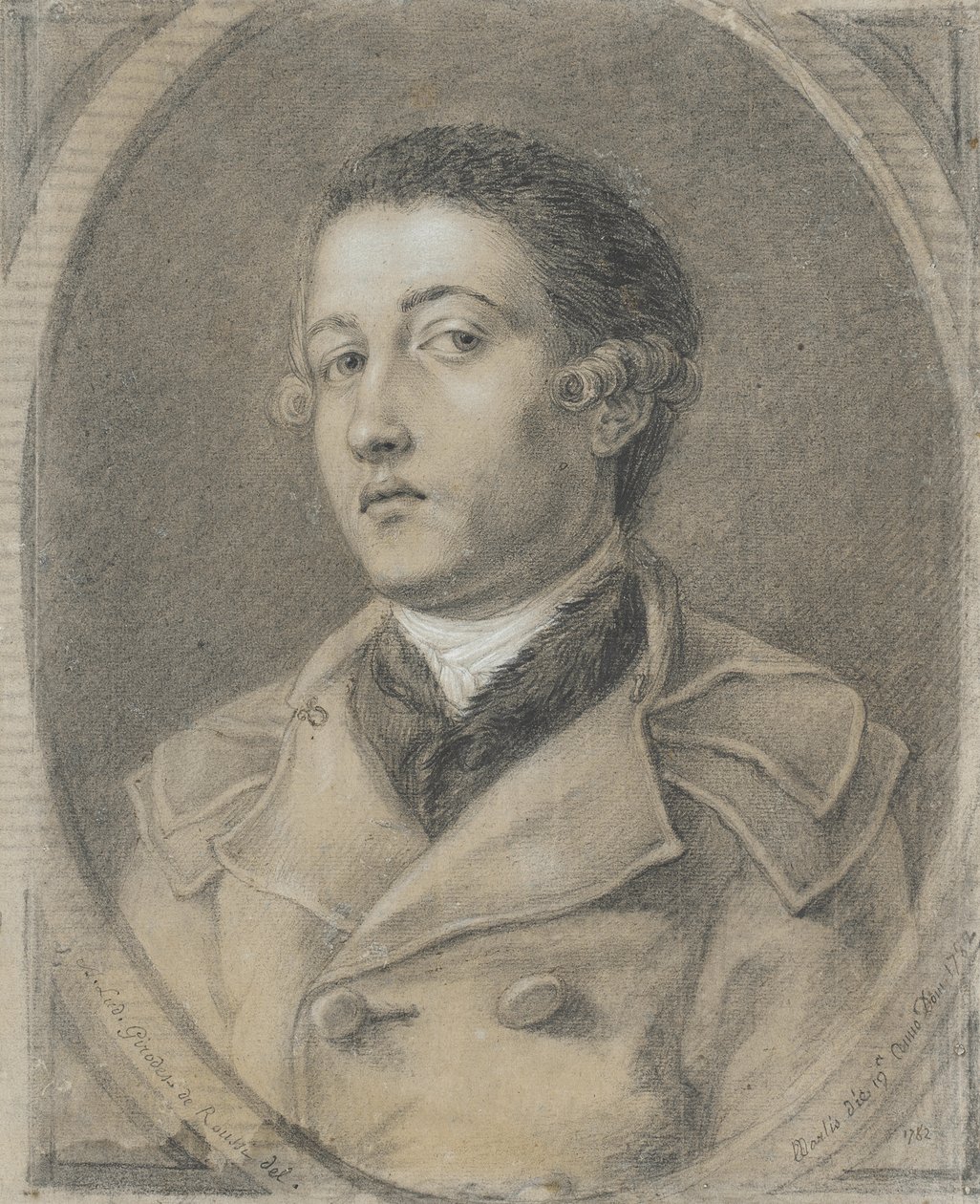Nuoren miehen muotokuva tekijältä Anne-Louis Girodet de Roucy-Trioson
