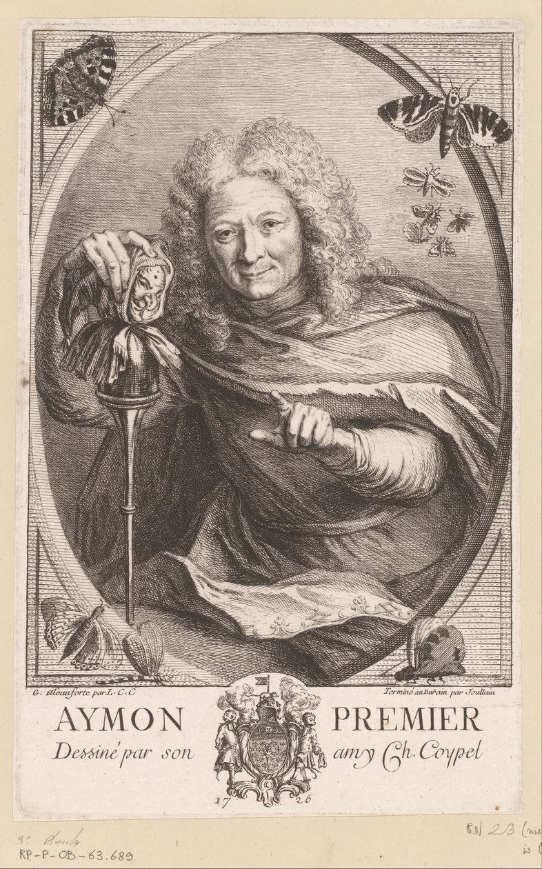 Etienne Isidore Théophile Aymonin muotokuva Aymon Premier (otsikko esineessä) tekijältä Anne Claude Philippe Caylus