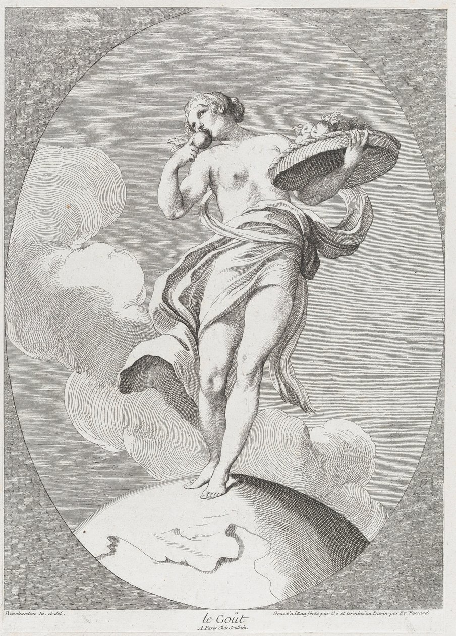 Maku, 1730-65. Tekijät: Caylus, Anne-Claude-Philippe de, Etienne Fessard. tekijältä Anne Claude Philippe de Caylus, Etienne Fessard