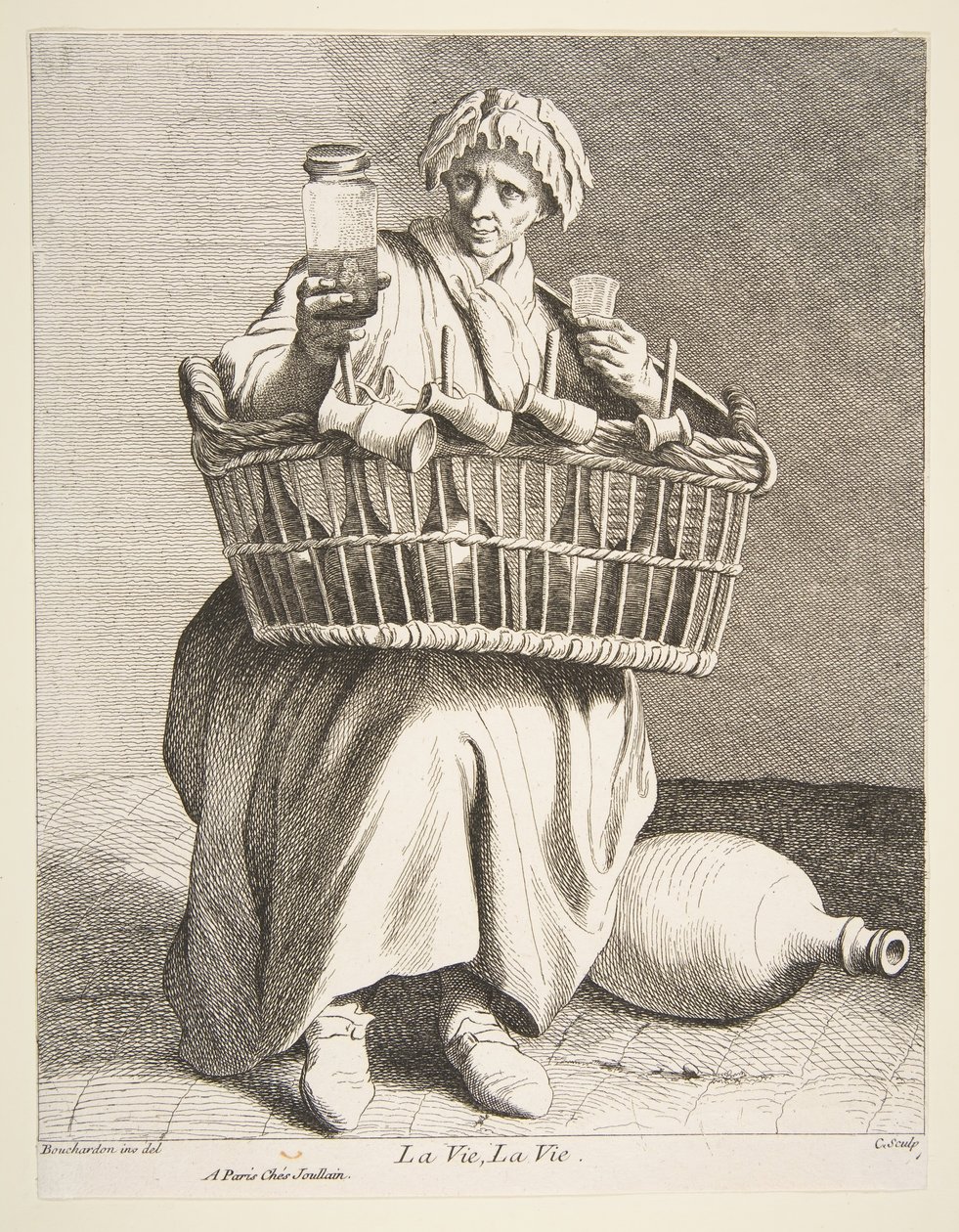 Brandy Myyjä, 1737. tekijältä Anne Claude Philippe de Caylus