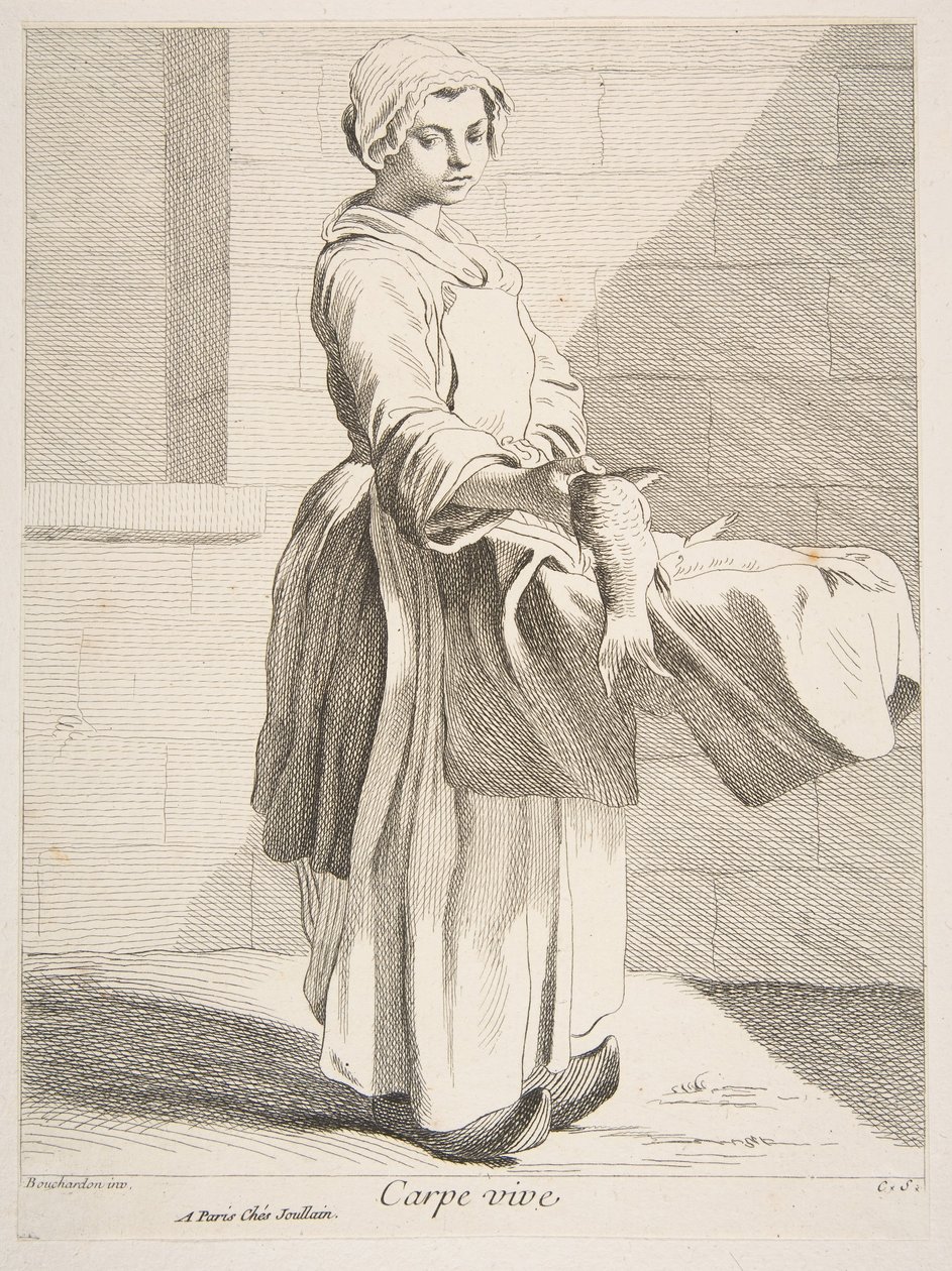 Kalamyyjä, 1738. tekijältä Anne Claude Philippe de Caylus