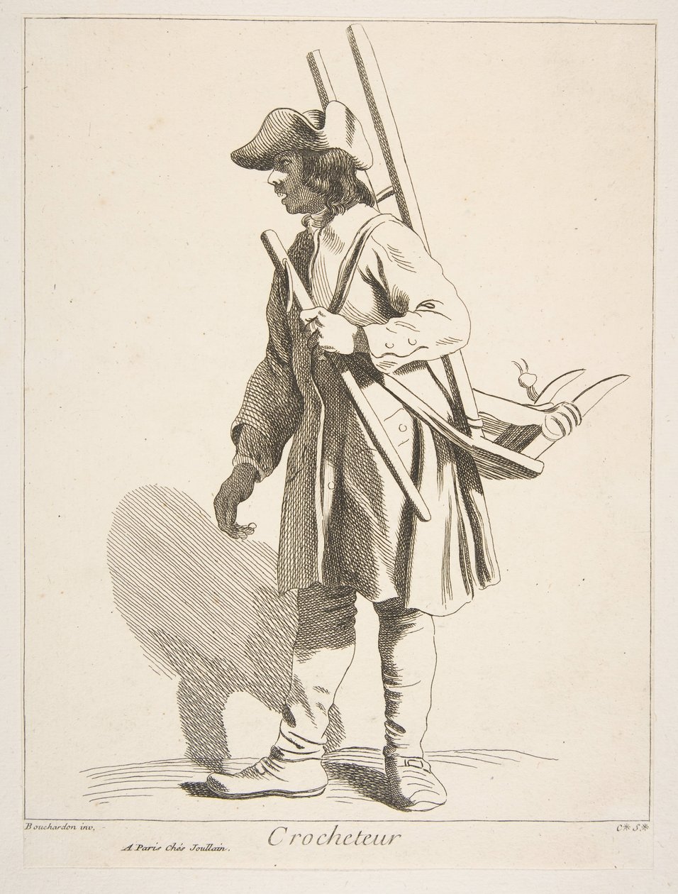 Hardware Peddler, 1746. tekijältä Anne Claude Philippe de Caylus