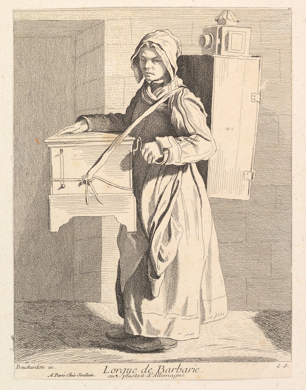 Urkuhiomakone, 1737. tekijältä Anne Claude Philippe de Caylus