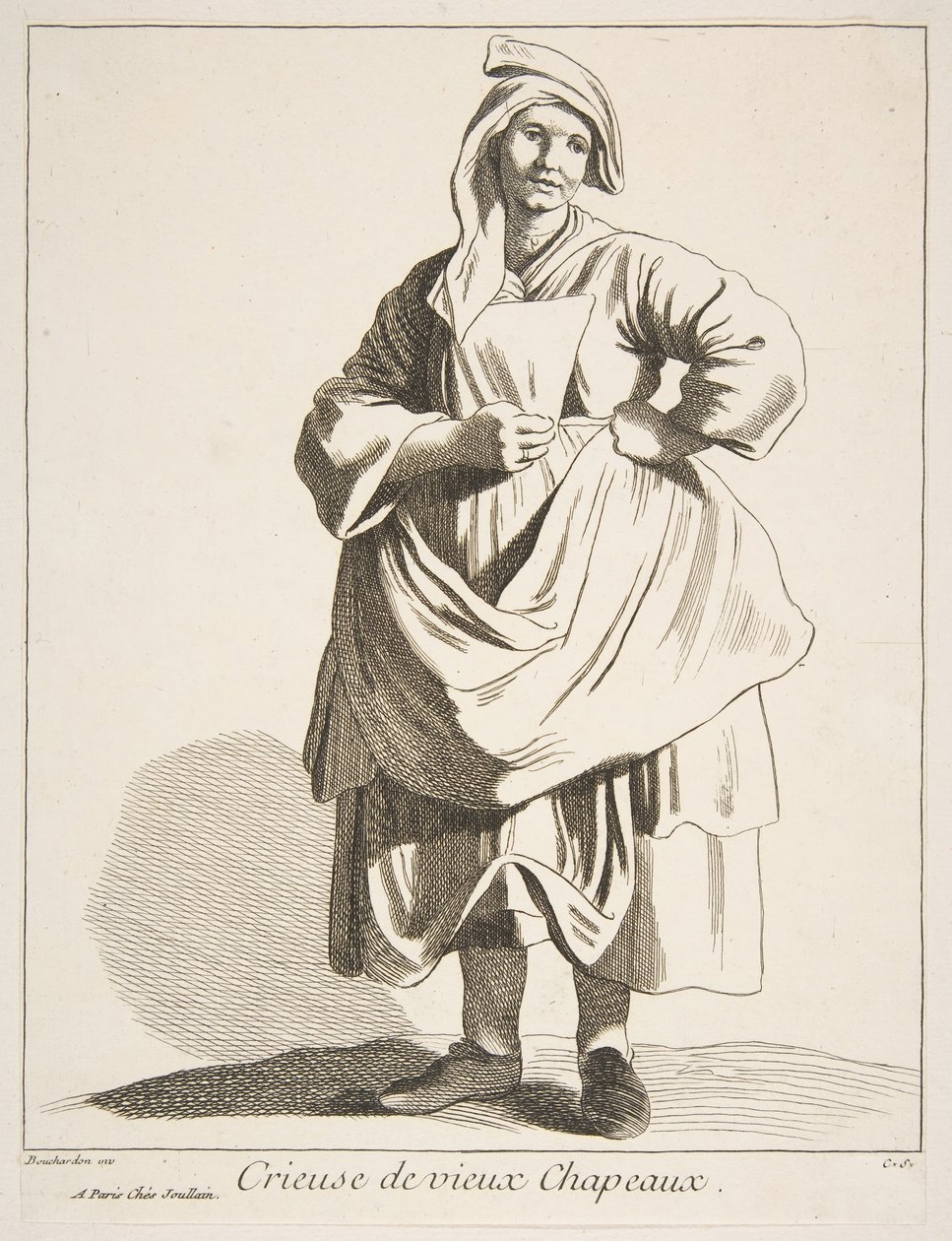 Vanhojen hattujen kauppias, 1742. tekijältä Anne Claude Philippe de Caylus