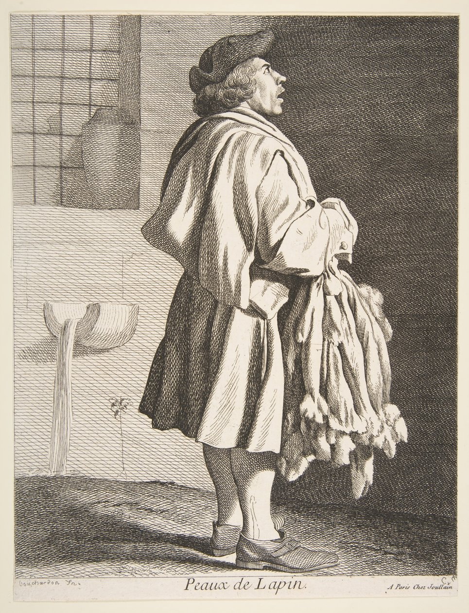 Kani Pelt Peddler, 1737. tekijältä Anne Claude Philippe de Caylus