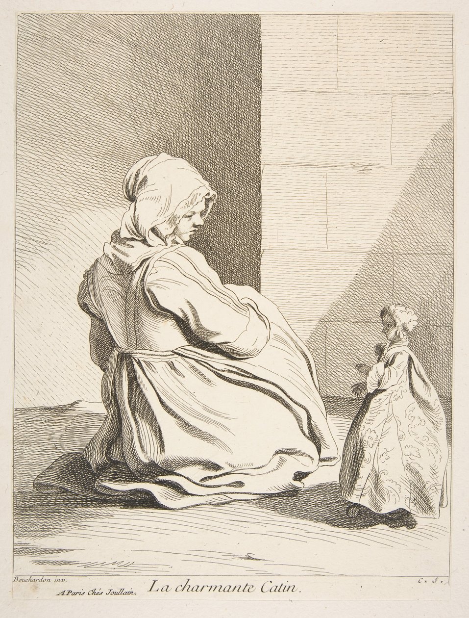 Viehättävä nukke, 1742. tekijältä Anne Claude Philippe de Caylus