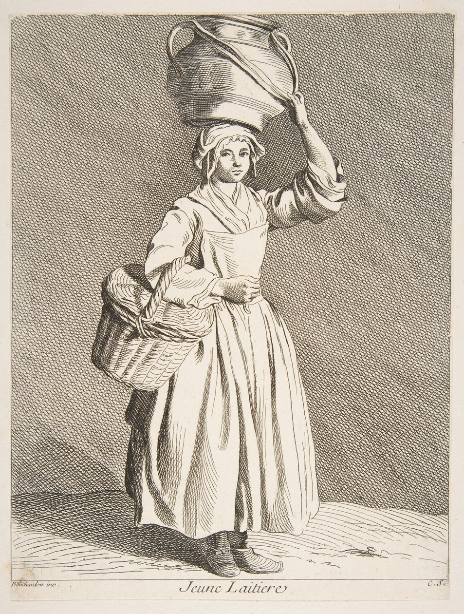 Nuori maitotar, 1737. tekijältä Anne Claude Philippe de Caylus