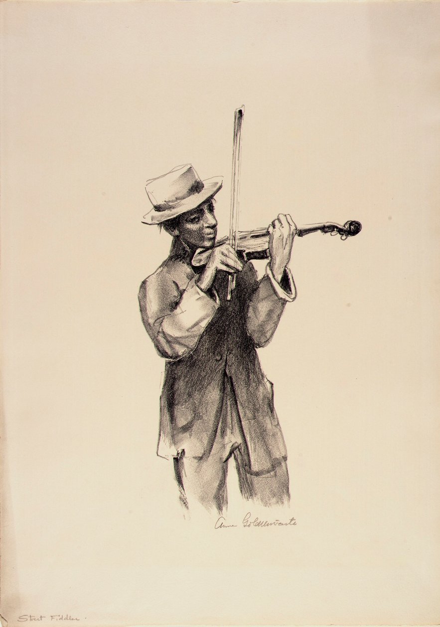 Street Fiddler tekijältä Anne Goldthwaite
