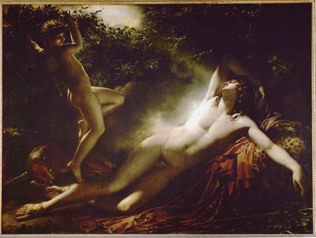 Endymion, kuun vaikutus ... tekijältä Anne Louis Girodet de Roucy-Trioson
