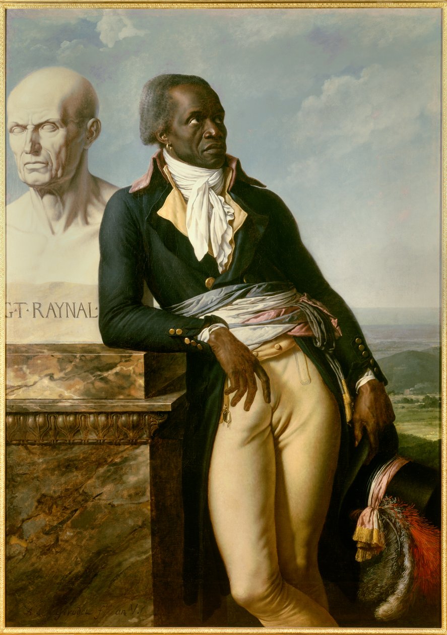 Ranskan vallankumous: "" Muotokuva Jean Baptiste Belleystä, Santo Domingon (Santo Domingo) sijaisen konventissa (1747-1805)"" Anne Louis Girodet de Roucy-Triosonin (Anne-Louis Girodet de Roucy Trioson) maalaus tekijältä Anne Louis Girodet de Roucy Trioson