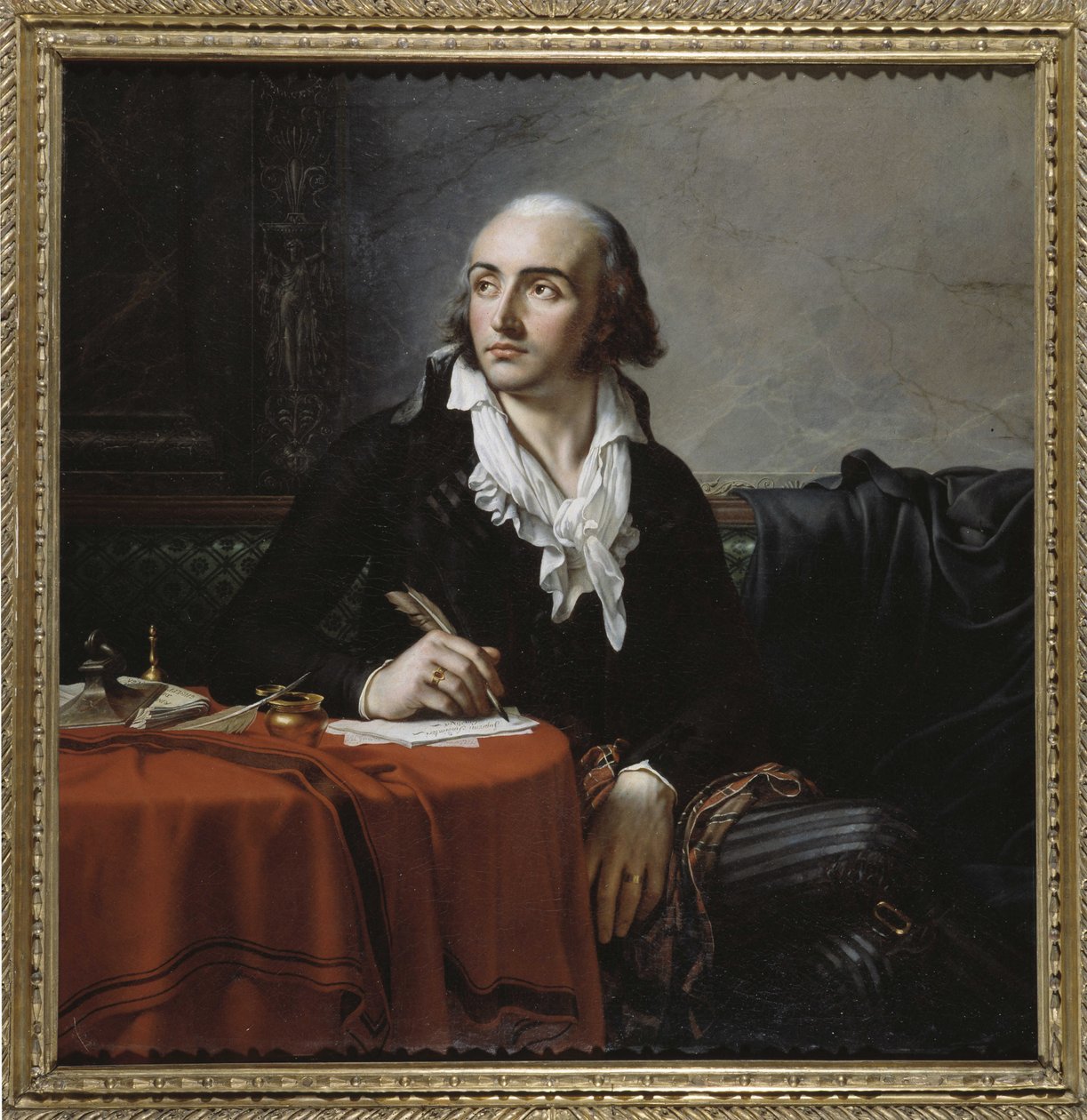 Italian vallankumouksellisen Giuseppe Fravegan muotokuva tekijältä Anne Louis Girodet de Roucy Trioson
