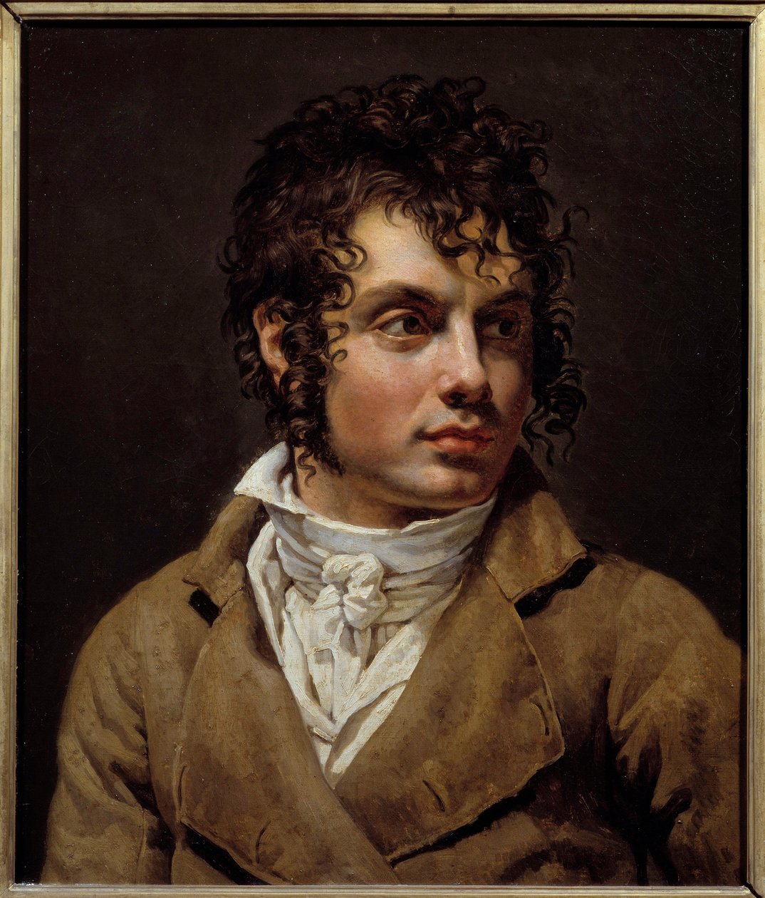 Miehen muotokuva Anne Louis Girodet de Roucy-Triosonin maalaus (Anne-Louis Girodet de Roucy Trioson tekijältä Anne Louis Girodet de Roucy Trioson