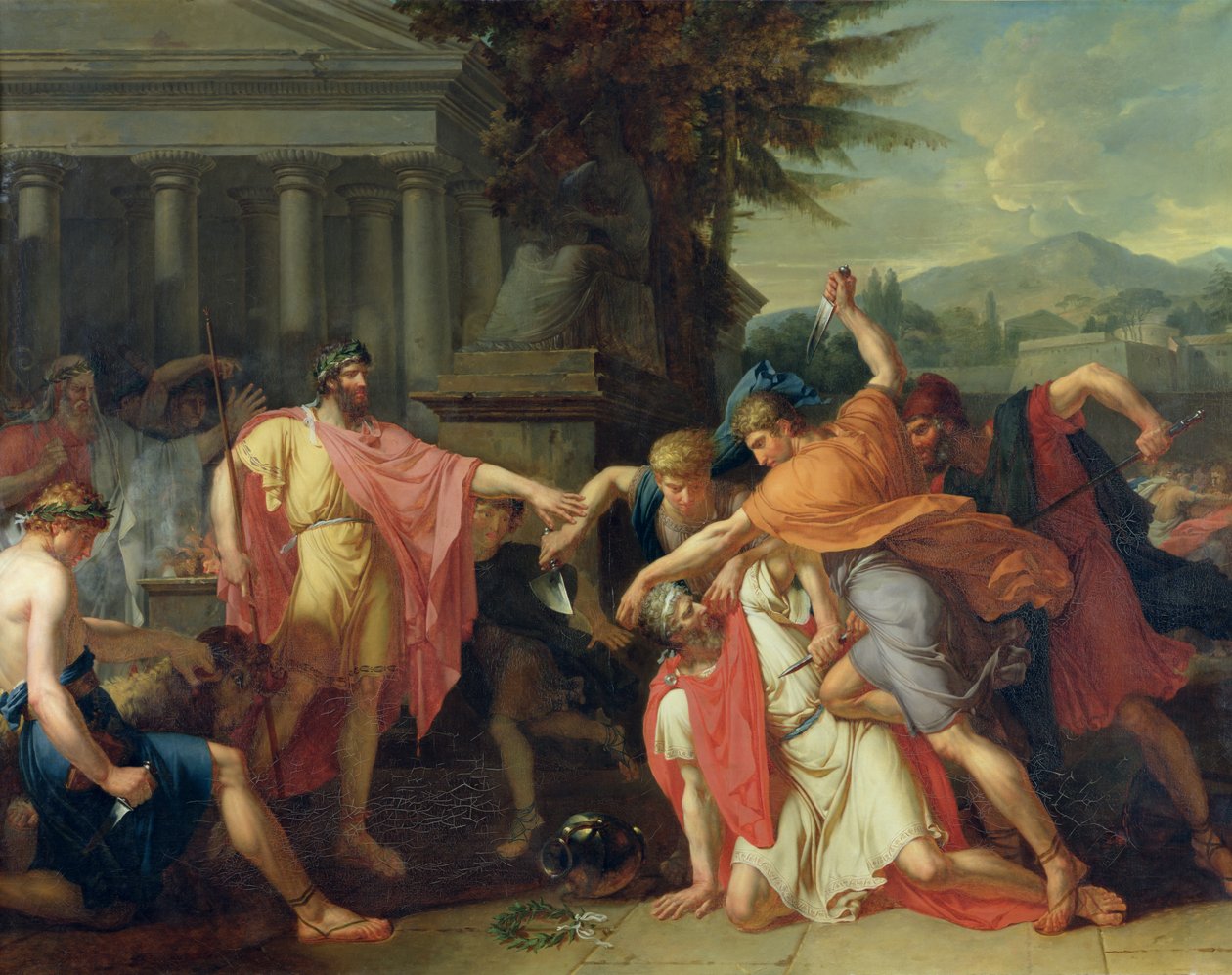 Tatiuksen kuolema tekijältä Anne Louis Girodet de Roucy Trioson