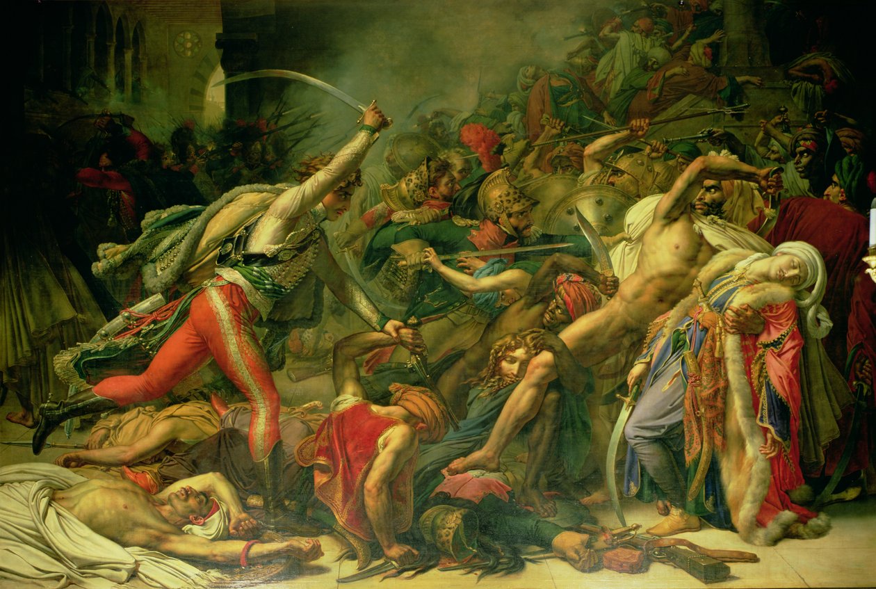 Kairon kapina 21. lokakuuta 1798, 1810. tekijältä Anne Louis Girodet de Roucy Trioson