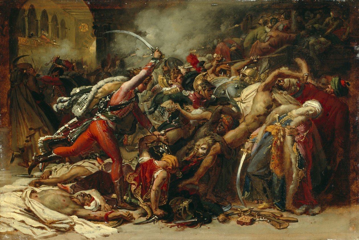 Kairon kapina, noin 1810 tekijältä Anne Louis Girodet de Roucy Trioson
