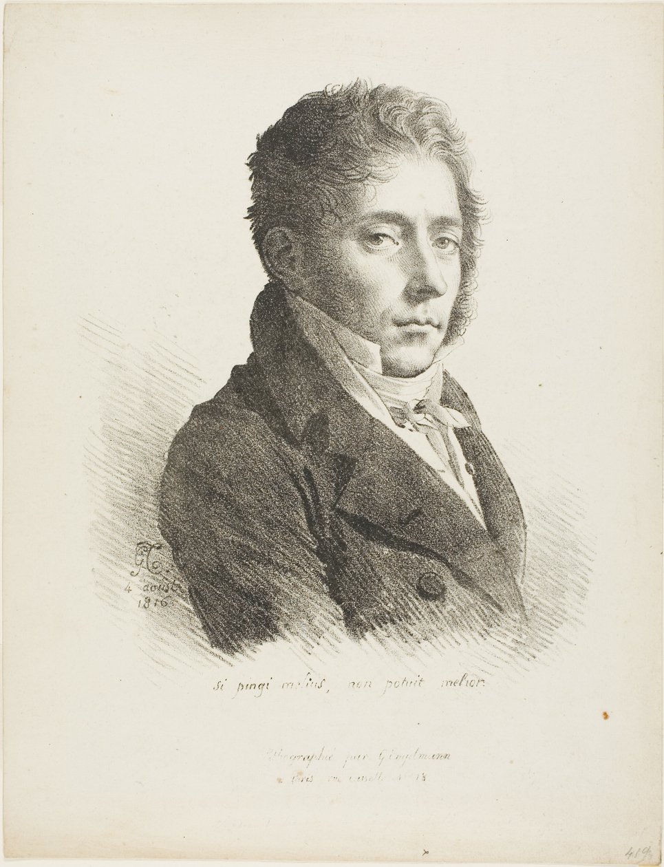 Coupin de la Couperien muotokuva tekijältä Anne Louis Girodet de Roussy Trioson
