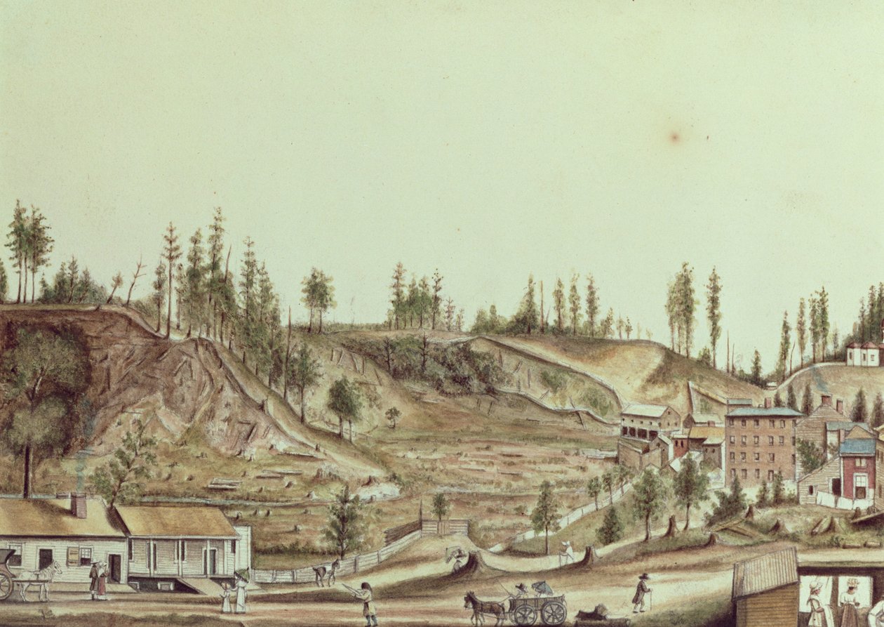 Ballston Spring, New York, 1807 tekijältä Anne Marguerite Hyde de Neuville
