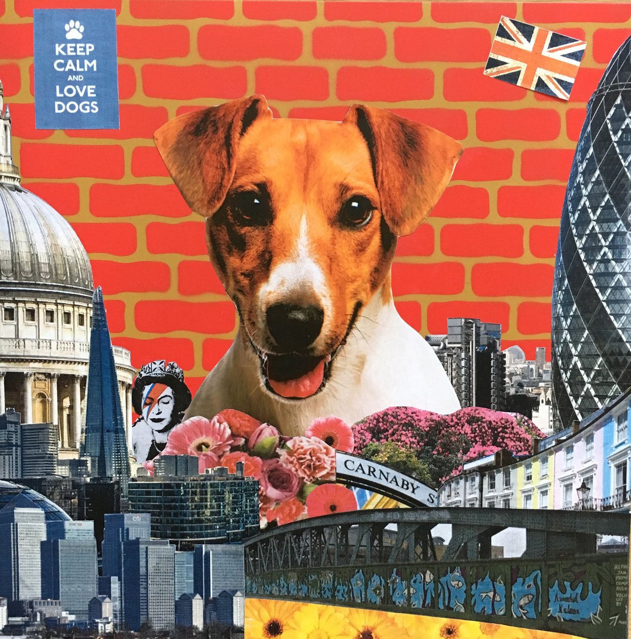 Jack Russel, 2015, Mixed media tekijältä Anne Storno