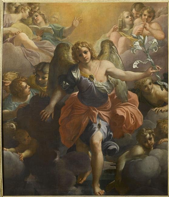 Arkkienkeli Gabriel tekijältä Annibale Carracci
