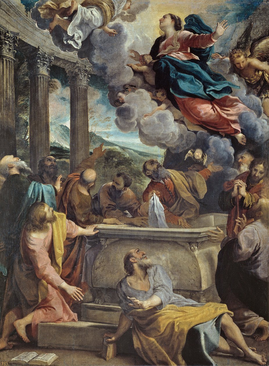 Marian taivaaseenastuminen tekijältä Annibale Carracci