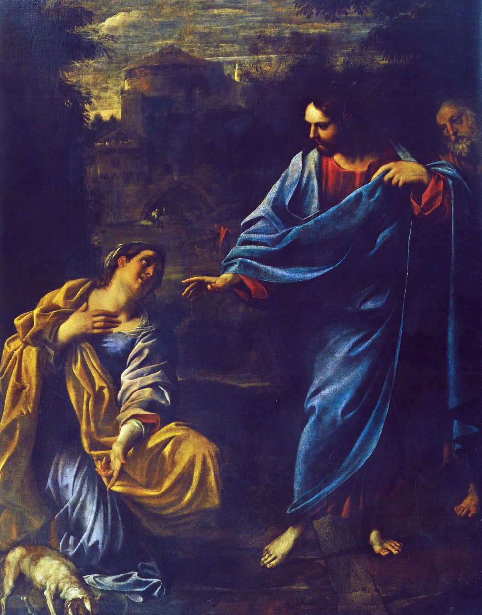 Kristus ja kanaanilainen nainen tekijältä Annibale Carracci