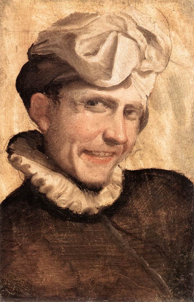 Mies nauraa tekijältä Annibale Carracci