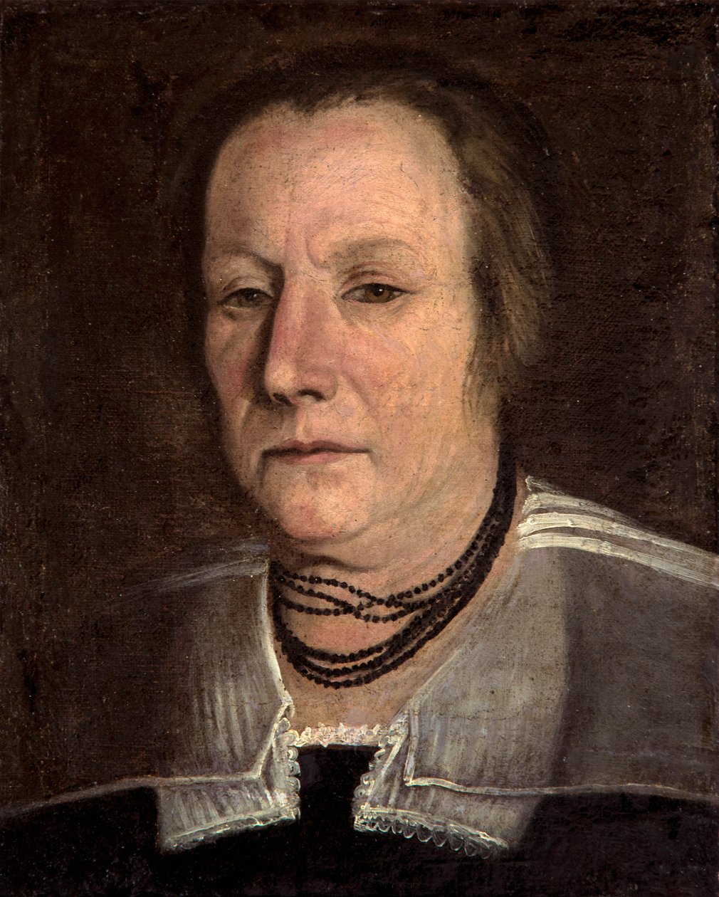 Vanhan naisen muotokuva tekijältä Annibale Carracci